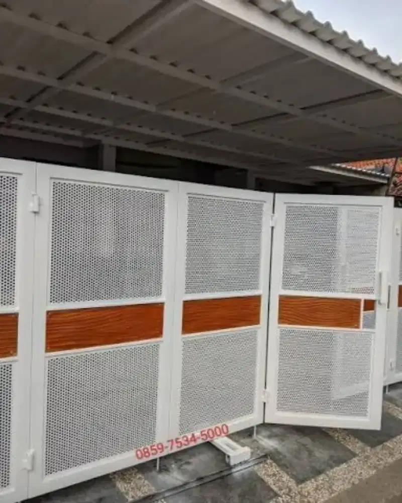 0017 pagar plat perforated bulat