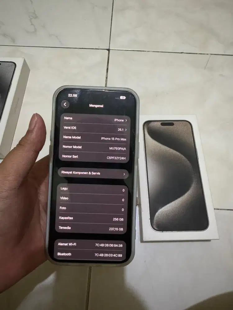 Iphone 15 promax 256gb ibox