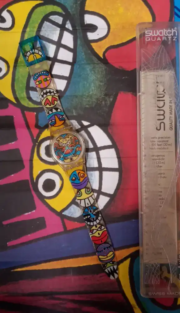 Jam swatch standar Gent Bones Limited Edition