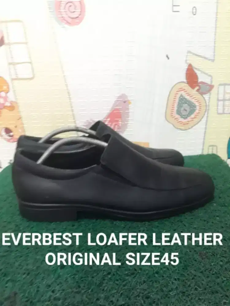 HUSHPUPPIES LOAFER LEATHER ORIGINAL SIZE45 kndisi ok siap pakai asli