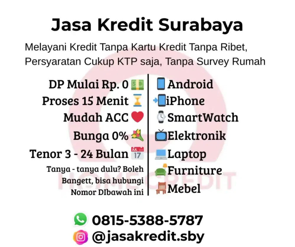 Jasa Kredit Surabaya