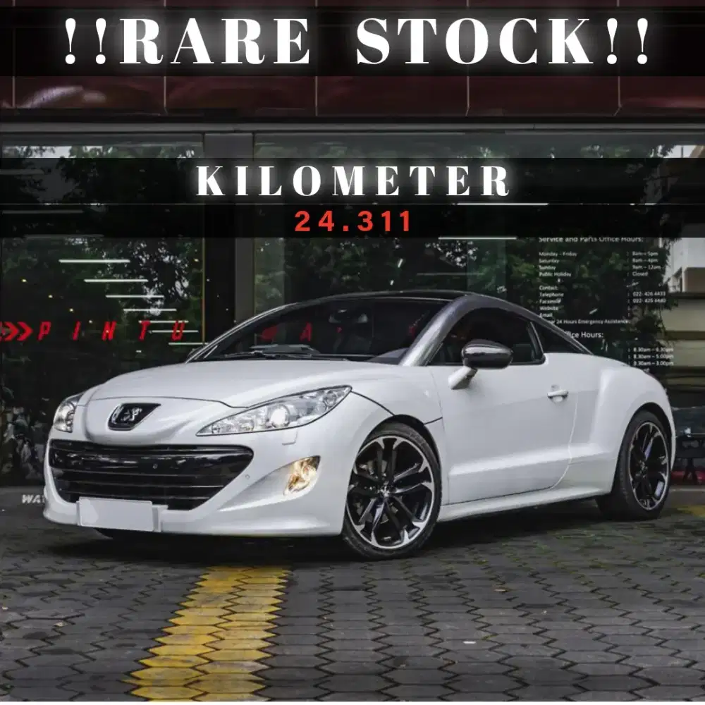 Peugeot RCZ 1.6 Turbo Coupe (CBU) 2012 • KM. 24.xxx | SIAP PAKAI
