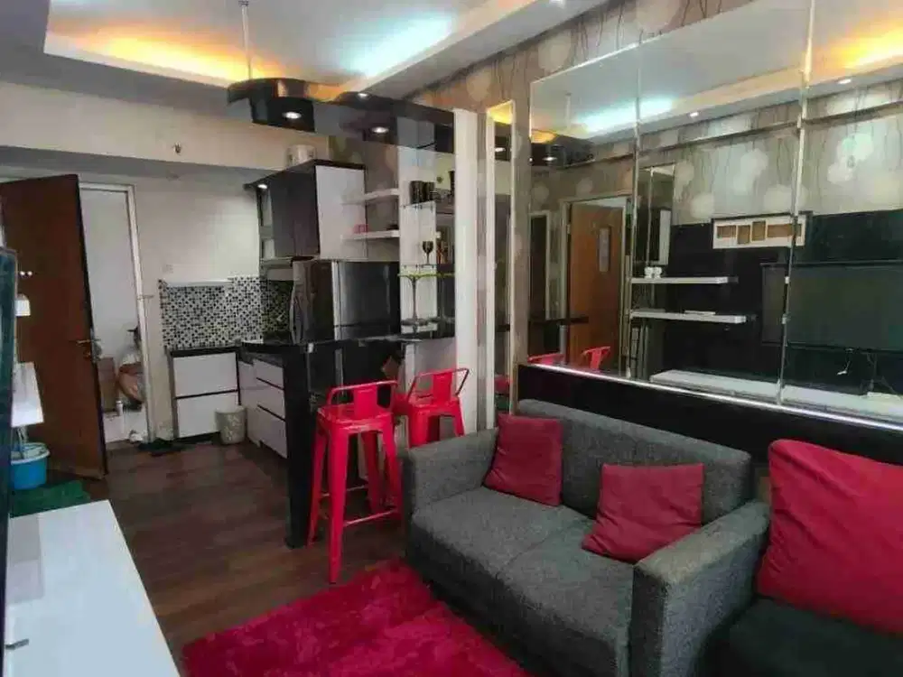 PUNCAK PERMAI Lantai 7 ‼️ Apartemen Full Furnish 2 BR dekat Pakuwon Mall Surabaya Barat