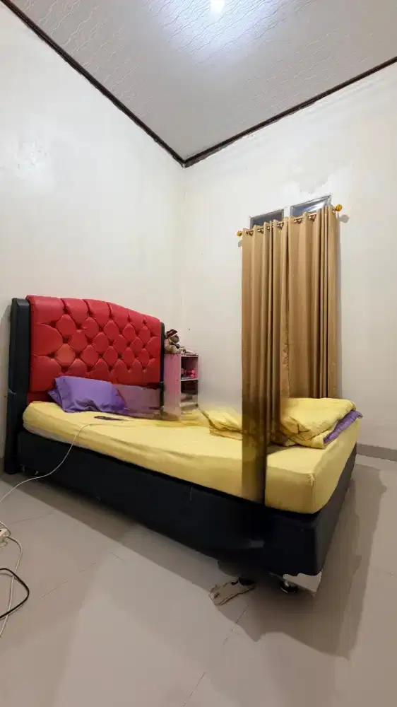 Dipan+sandaran+kasur big line 2 pcs ukuran 160x200