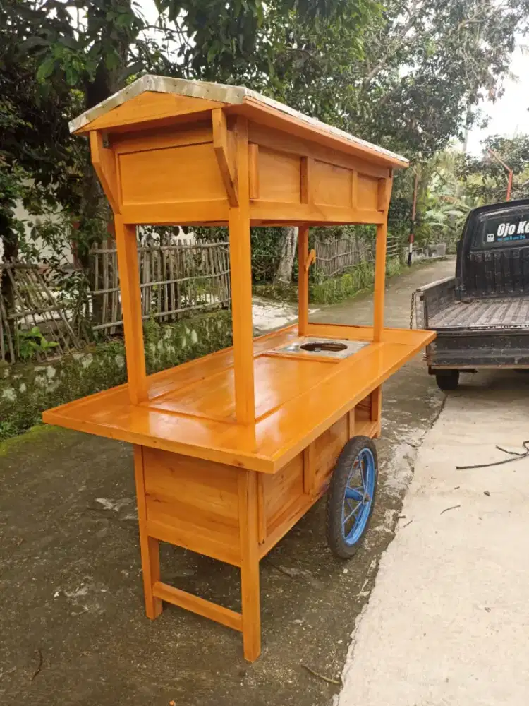 Gerobak Angkringan Bakso Mie Ayam PeceL Bubur Sate Martabak Ronde dlL