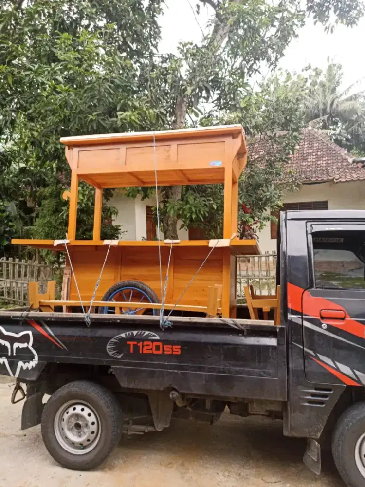 Gerobak Angkringan Bakso Mie Ayam PeceL Bubur Sate Martabak Ronde dlL
