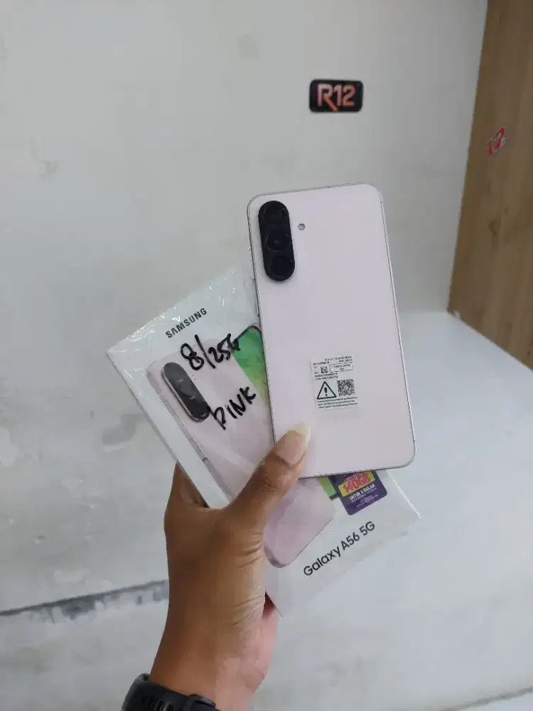 Samsung A56 5G 8/256 seken fullset garansi resmi sein