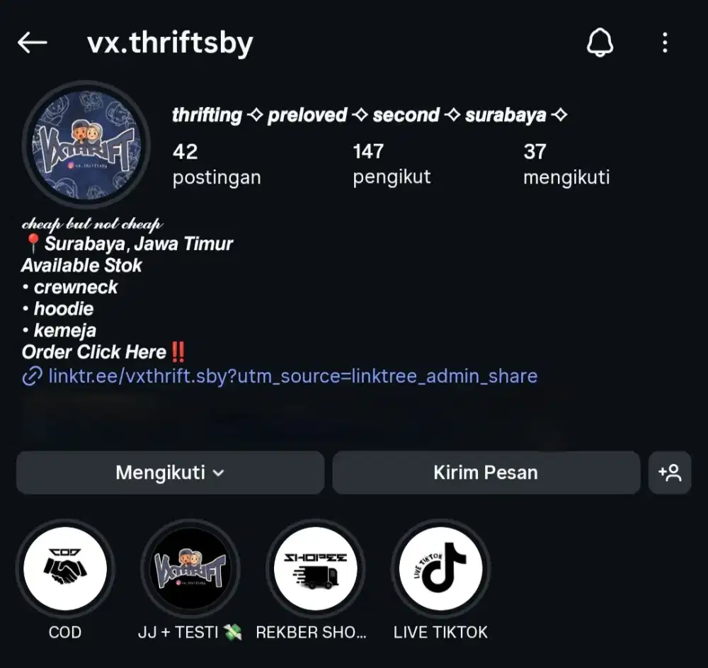 Thrift Crewneck Dan Hoodie