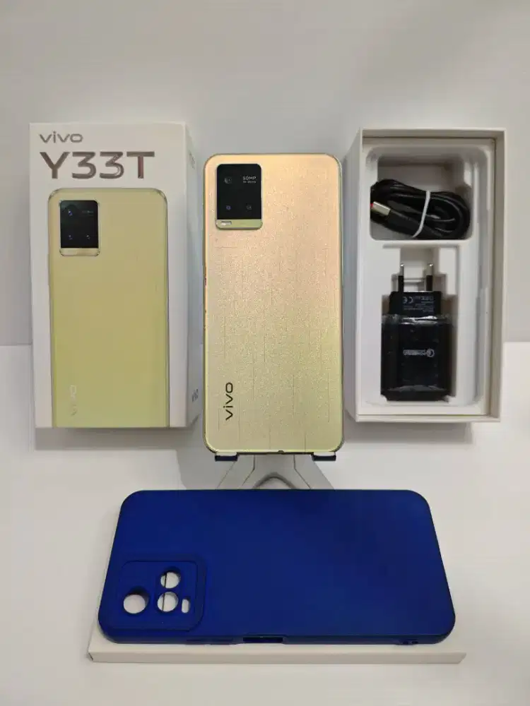 Vivo Y33T 8+8/128 Gb Mulus 95% Fullset Ex Resmi bisa TT/BT