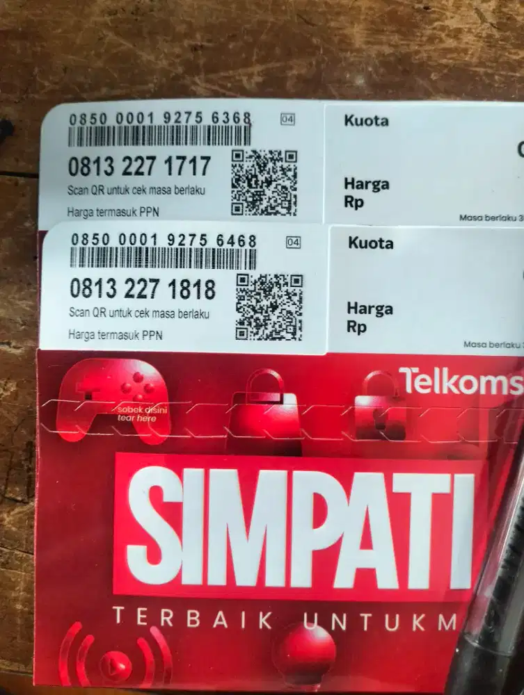 Nomor cantik simpati 11 digit Telkomsel super seri hexa