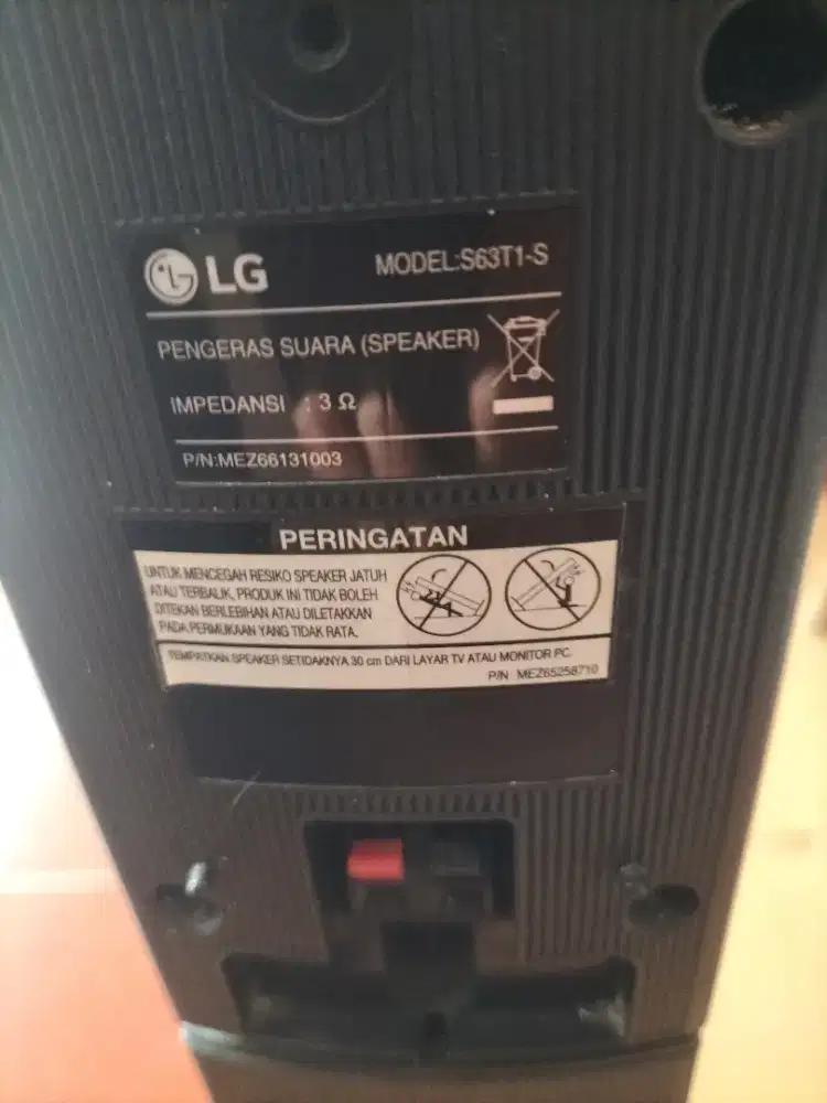 Speaker home theater merk LG