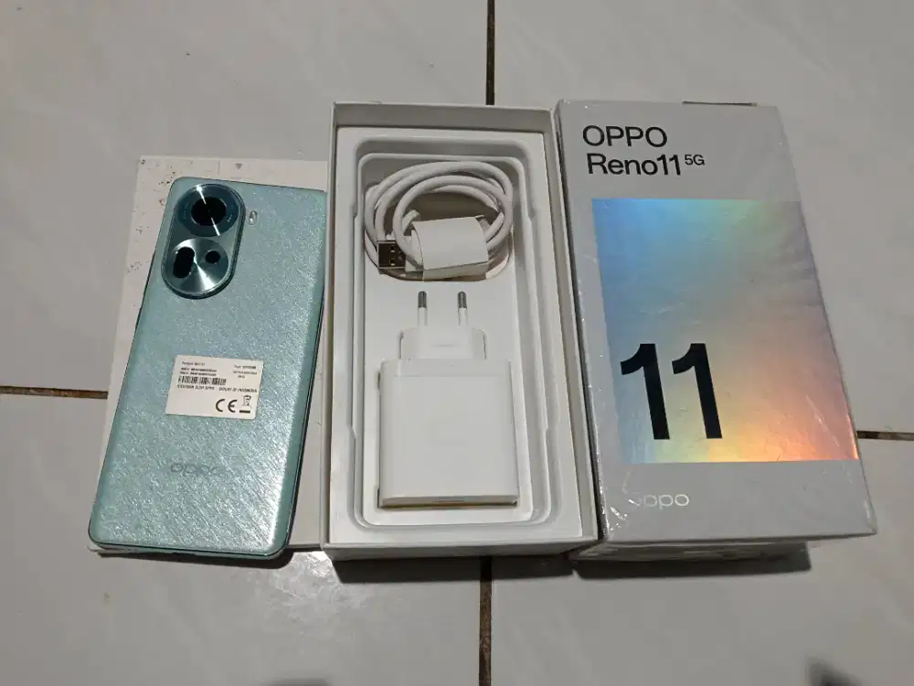 Oppo reno 11 5G ram 8/256 gb second fullset ori