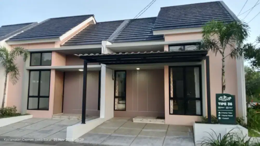 Di Jual Rumah Asri  View Gunung Lingkungan Hijau