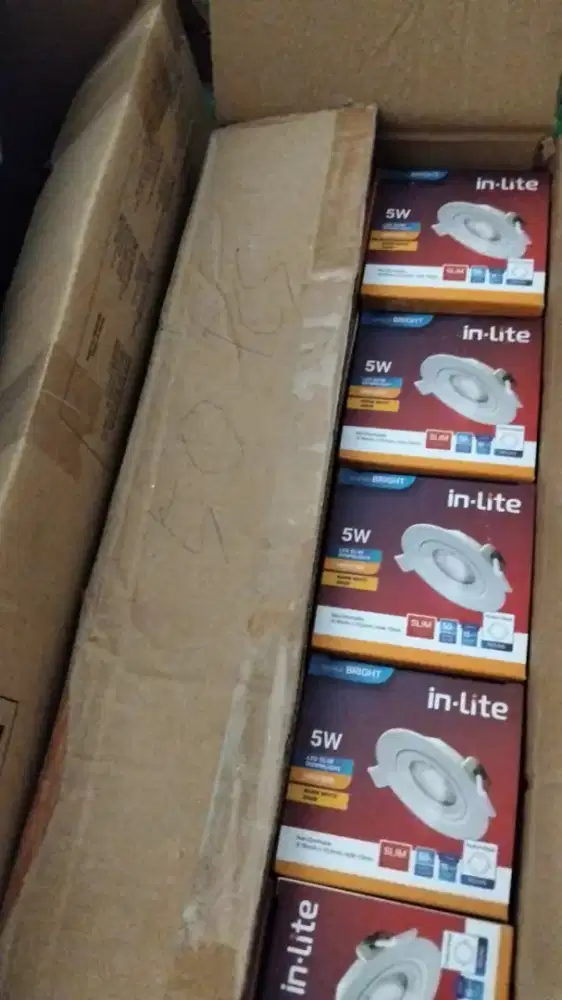 Lampu down light merk inlet 5watt baru Bojonggede