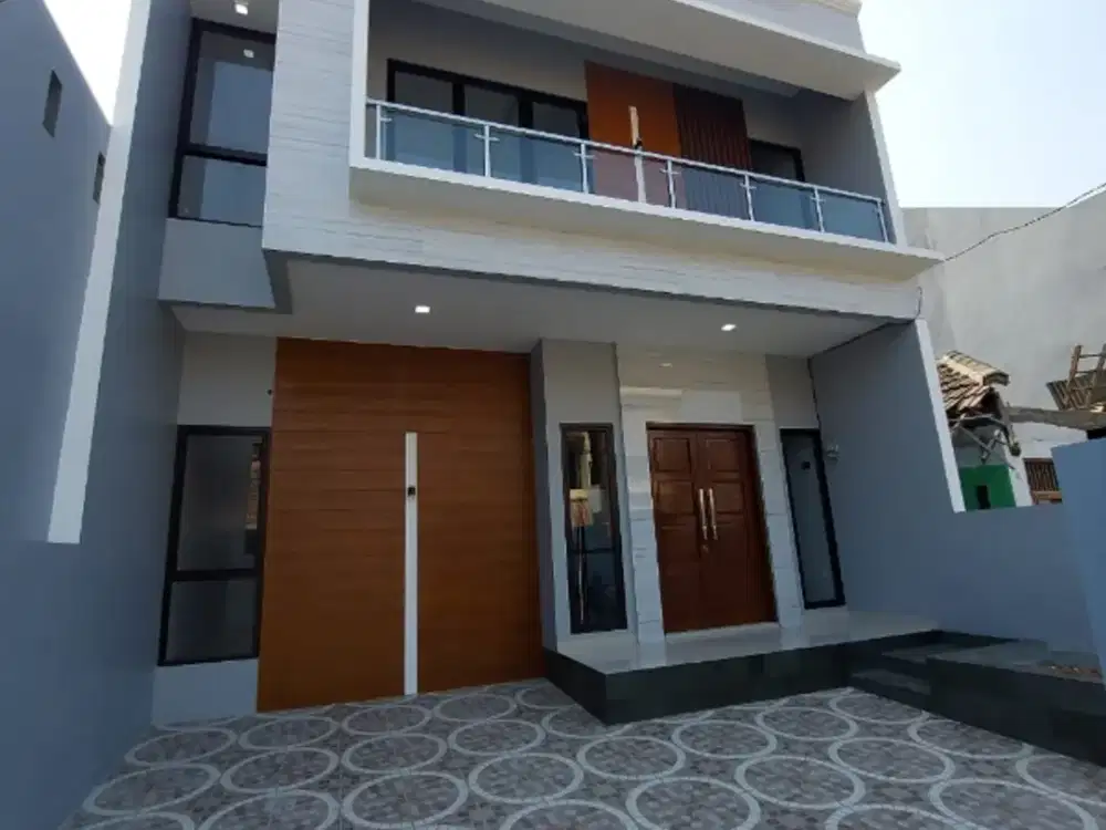RUMAH BARU MEWAH MODERN MINIMALIS DI KOMPLEK BINTARA