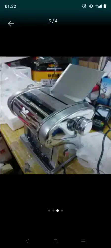 Dijual cepat mesin mie kondisi baru lengkap dus dn surat2 nego dikit