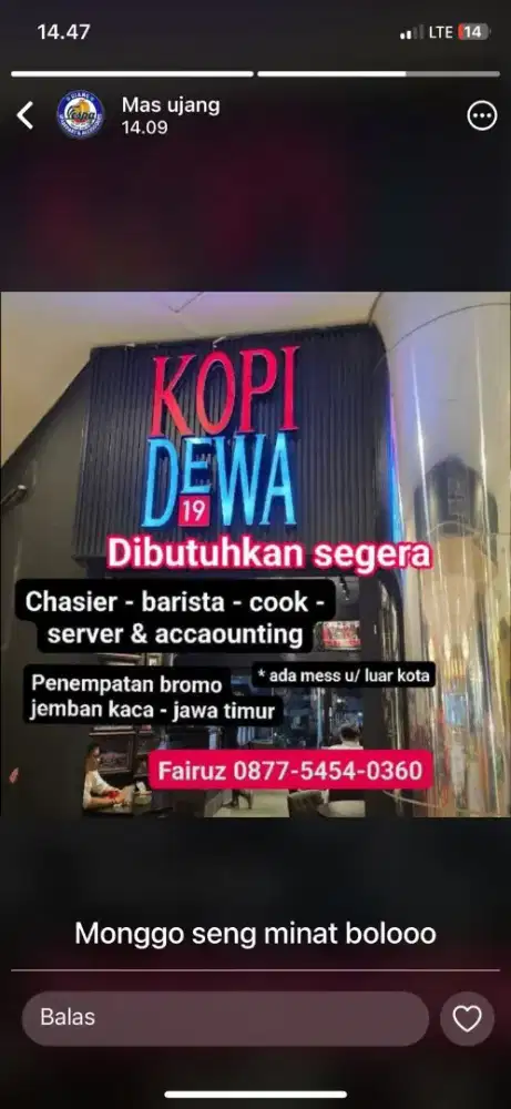 Barista-kitchen-admin