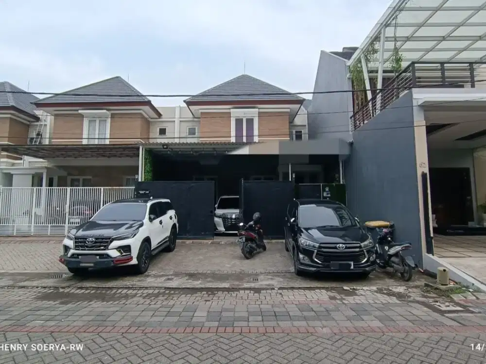 JUAL RUMAH 2 LANTAI FULL FUNRNITURE DELTASARI SIDOARJO