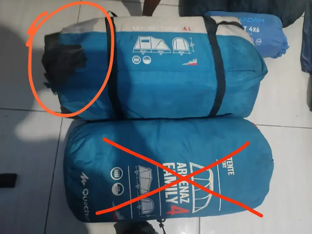 Jual rugi tenda camping dan set folding chair