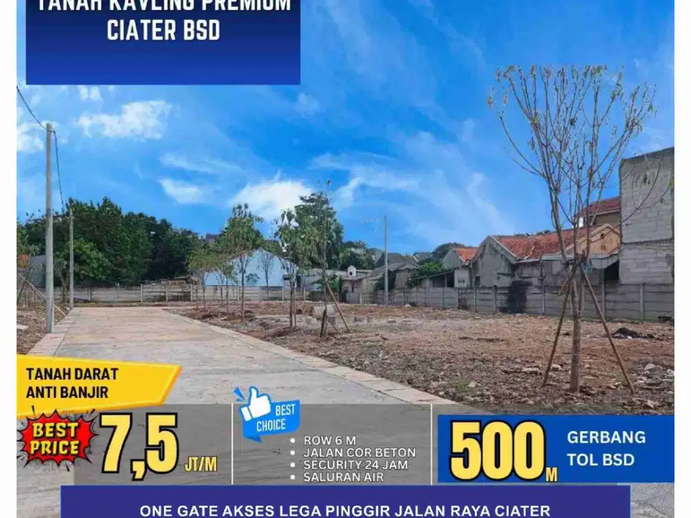 Tanah murah Strategis Serpong nego