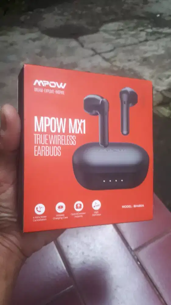 Mahar headset bluetooh merek mpow mx1 original