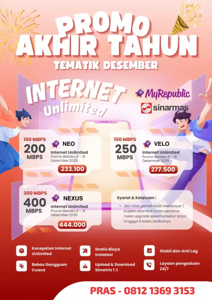 My republic 200RB 200MBPS