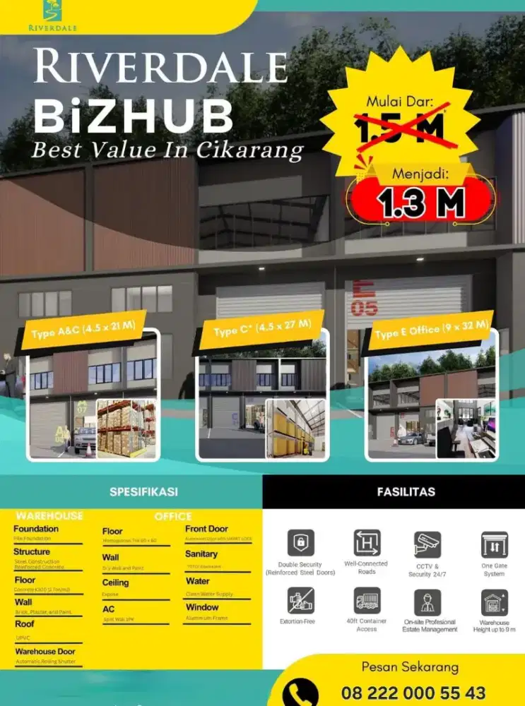 RIVERDALE BiZHUB - CIBITUNG