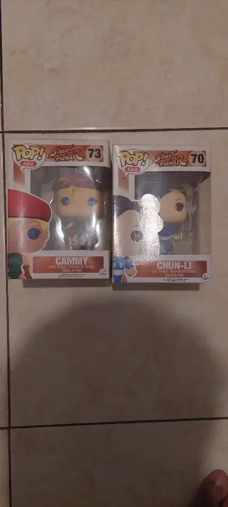 Funko Pop Street Fighter Cammy 73 & Chun Li 70