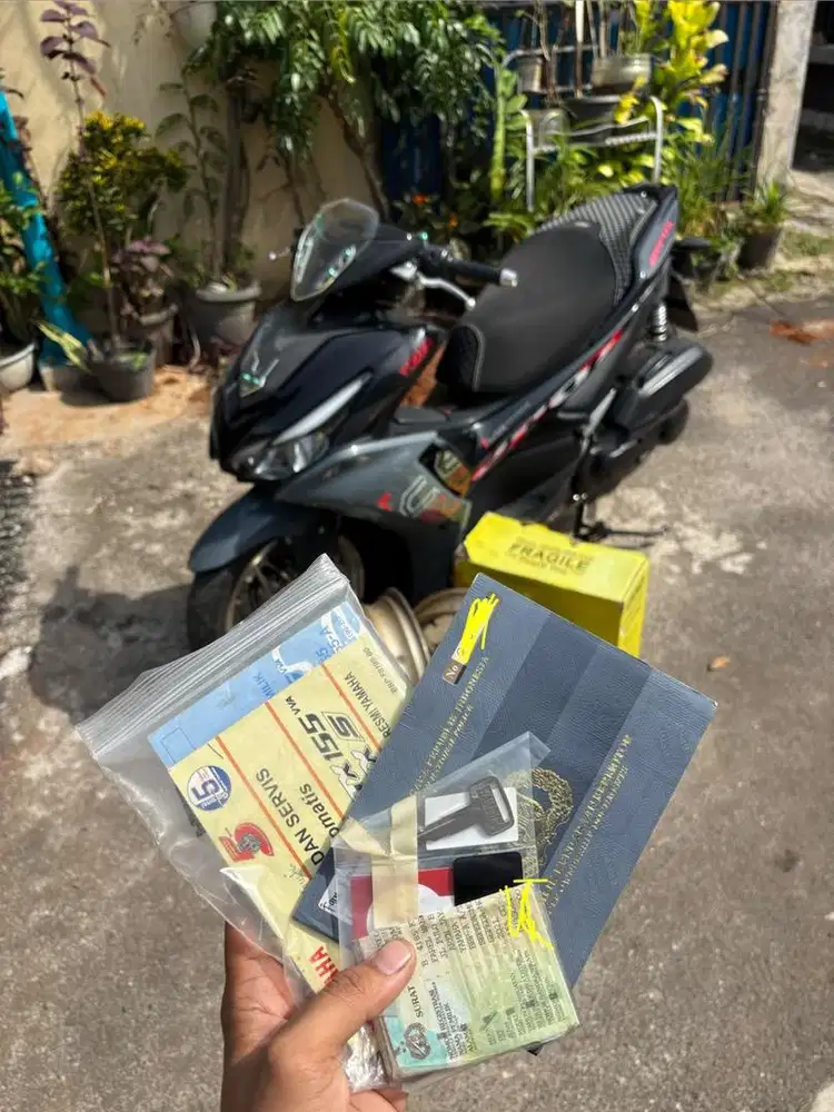 Aerox 2021 type tertinggi ABS KEYLeSs