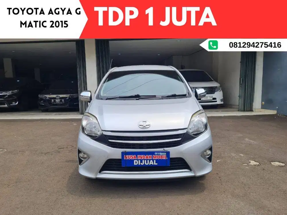 DP 1 JUTA Toyota Agya G MATIC 2015