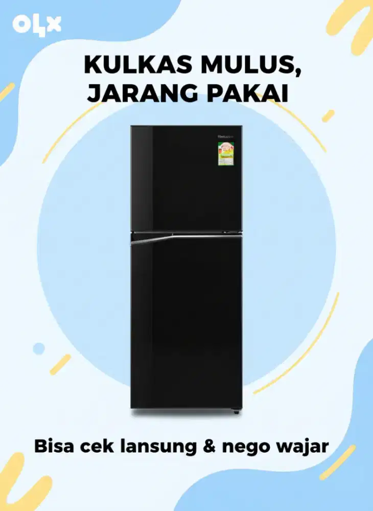 Kulkas 2 Pintu Hitam