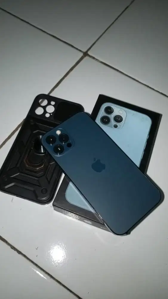 Dijual Cepat Iphone 12 pro 256 gb Pacific Blue