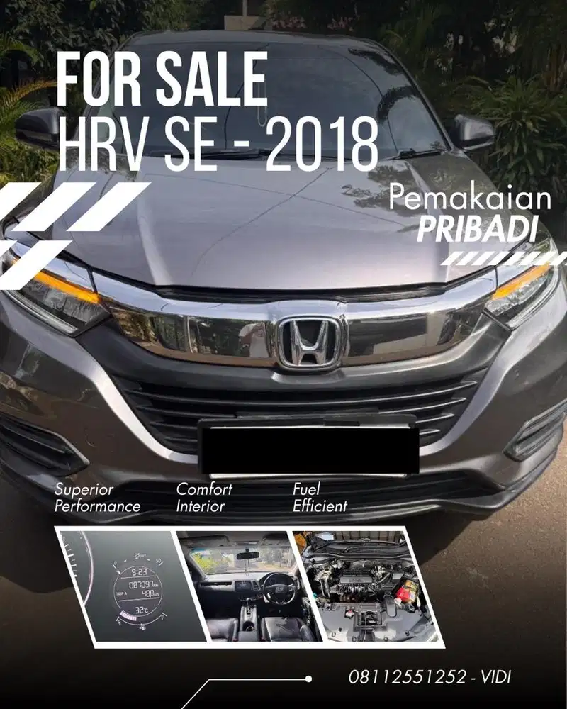 HRV SE 2018 - Pemakaian Pribadi