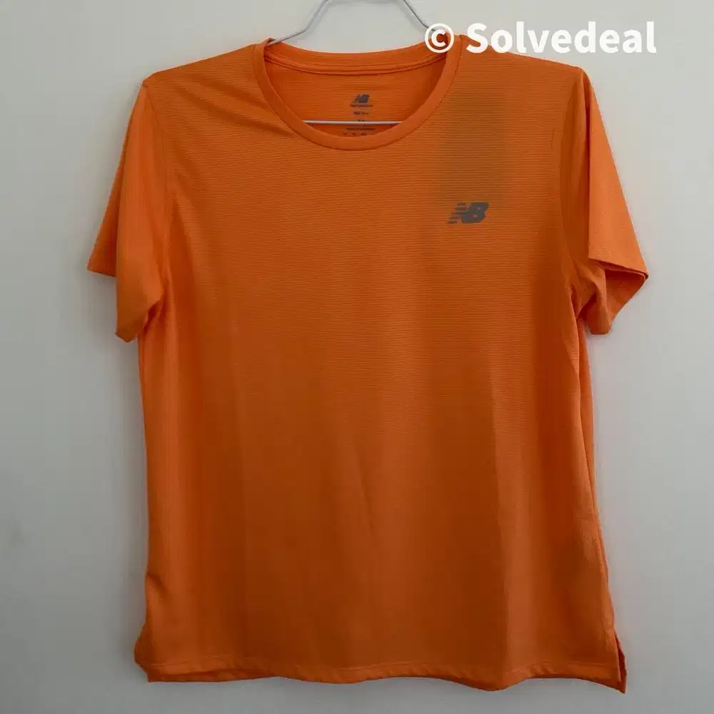 Kaos New Balance Sport Essentials Womens Tshirt Orange - Original Baru