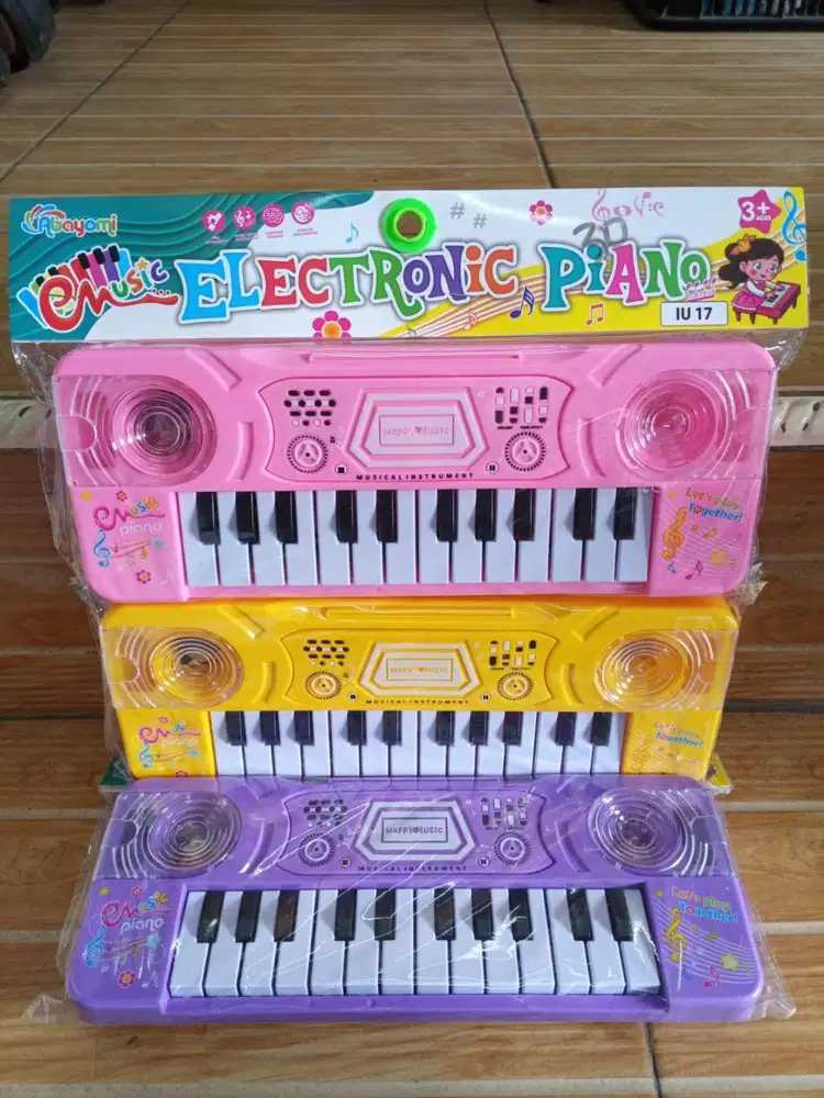 mainan anak pianoo bateraii