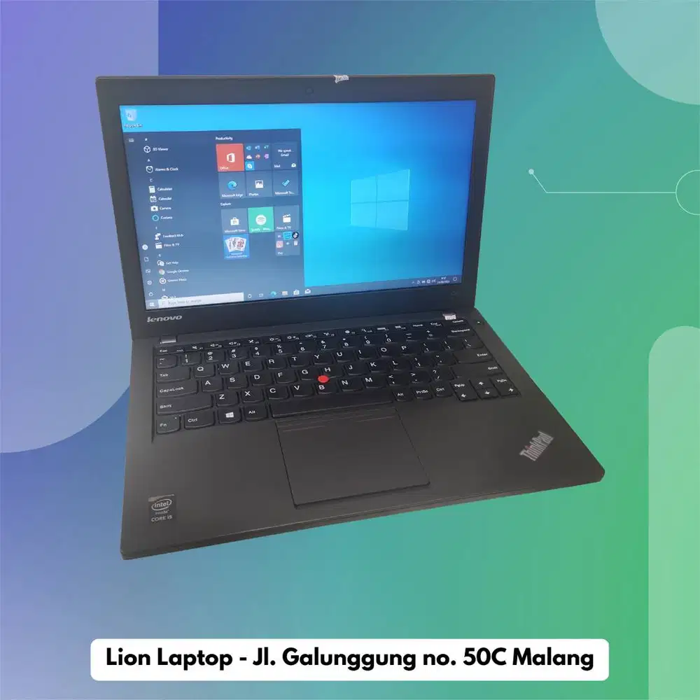 RAM 8GB SSD 256GB Core i5 Murah Lenovo Thinkpad X240 [13|12]