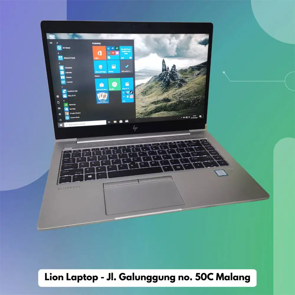 Core i5 Gen 8 RAM 8GB SSD 256GB HP Elitebook 840 G5 [13|12]