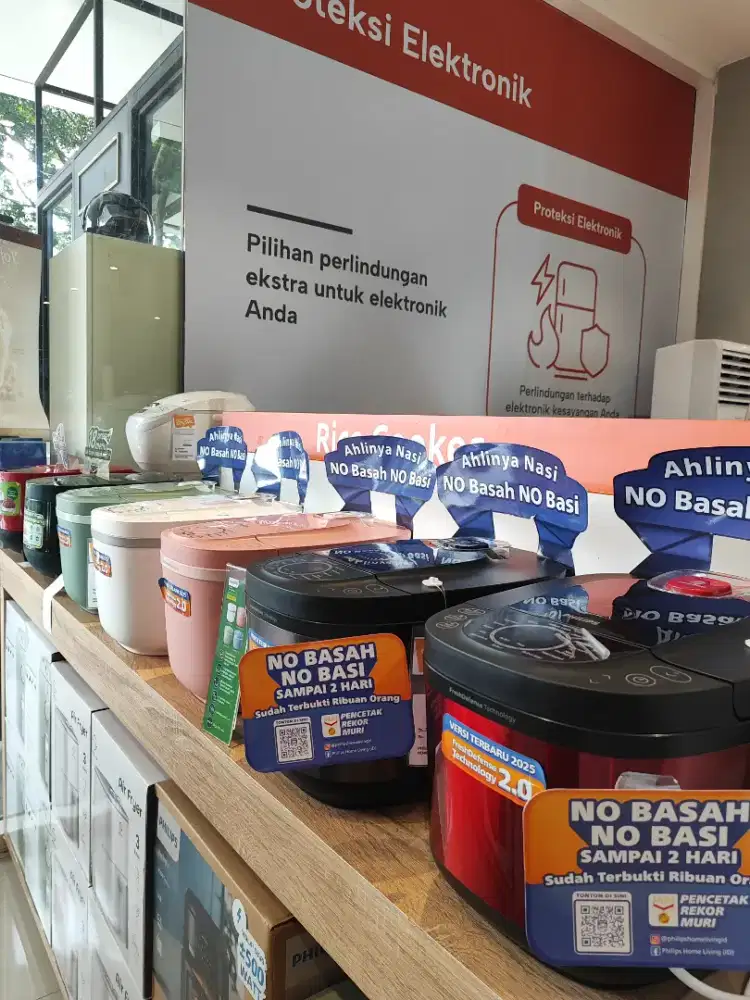 PHILIPS RICE COOKER AHLINYA NASI NO BASAH NO BASI