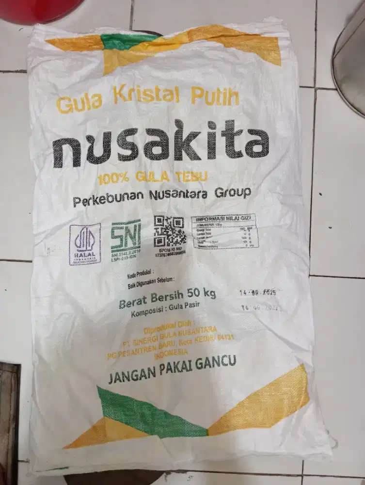 Karung gula 50kg