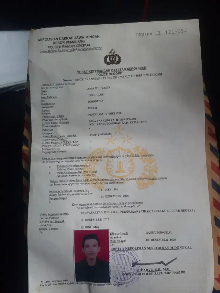 Butuh pekerjaan sebagai driver