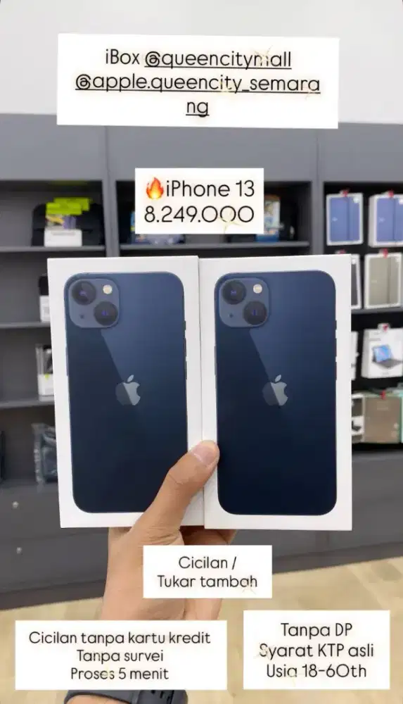 IPHONE 13 CICILAN 0% TANPA KARTU KREDIT