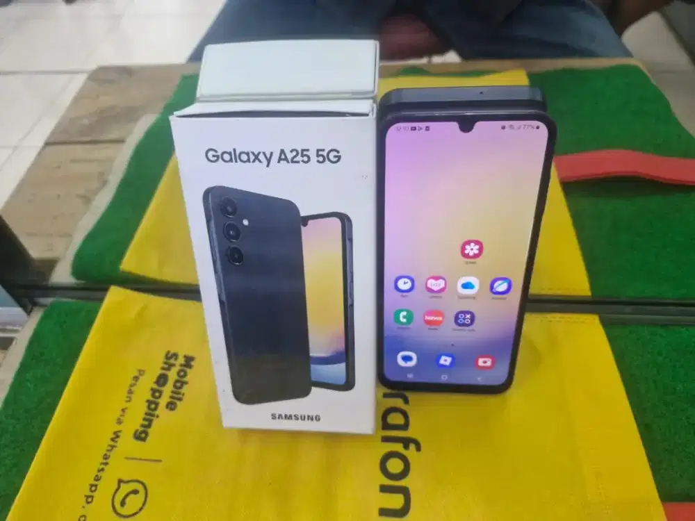 Samsung A25 5G Ram 8/128 GB mulus lengkap no minus