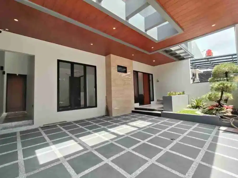 Papillo Taman Chrysant 1,  Rumah Tropis  2 Lantai Modern Kontemporer di BSD.