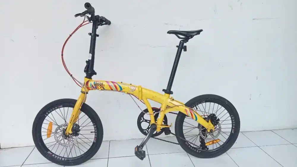 Pocket rocket 2.0 Alloy cakram 20 Sepeda lipat