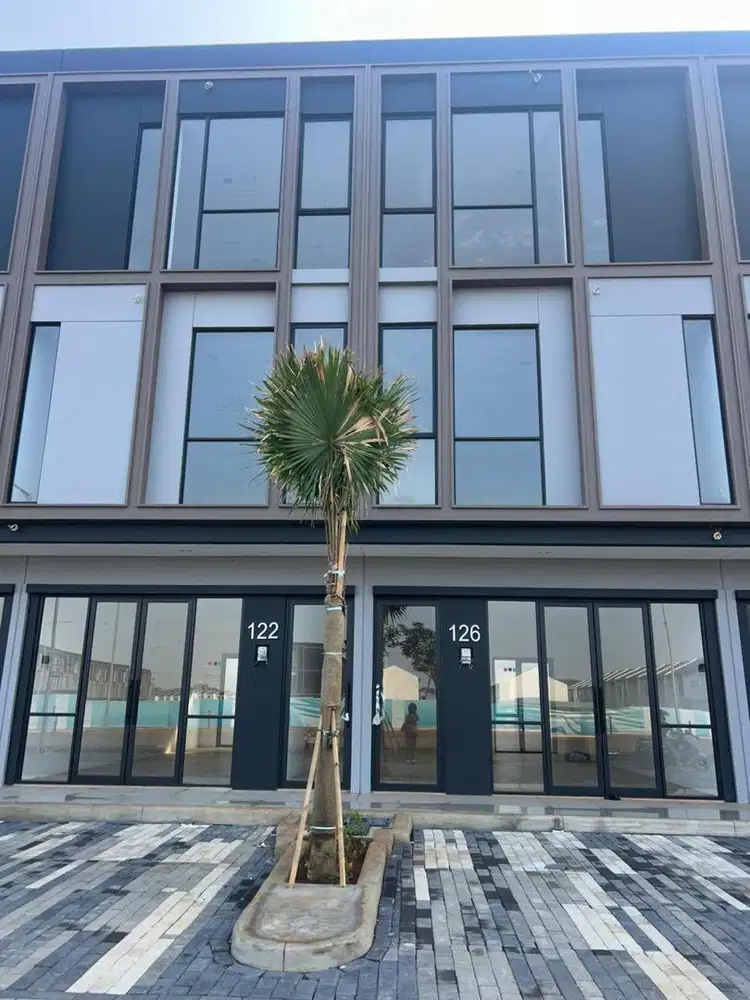 Ruko park serpong 3 lantai hadap jalan utama