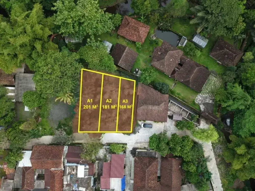 Tanah SHM Area Pandanaran Jalan Kaliurang KM 12