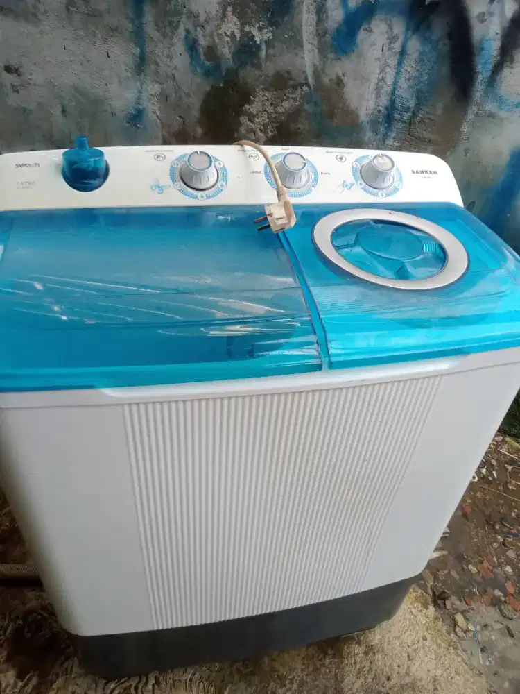 Jual mesin cuci 2 tabung normal semua