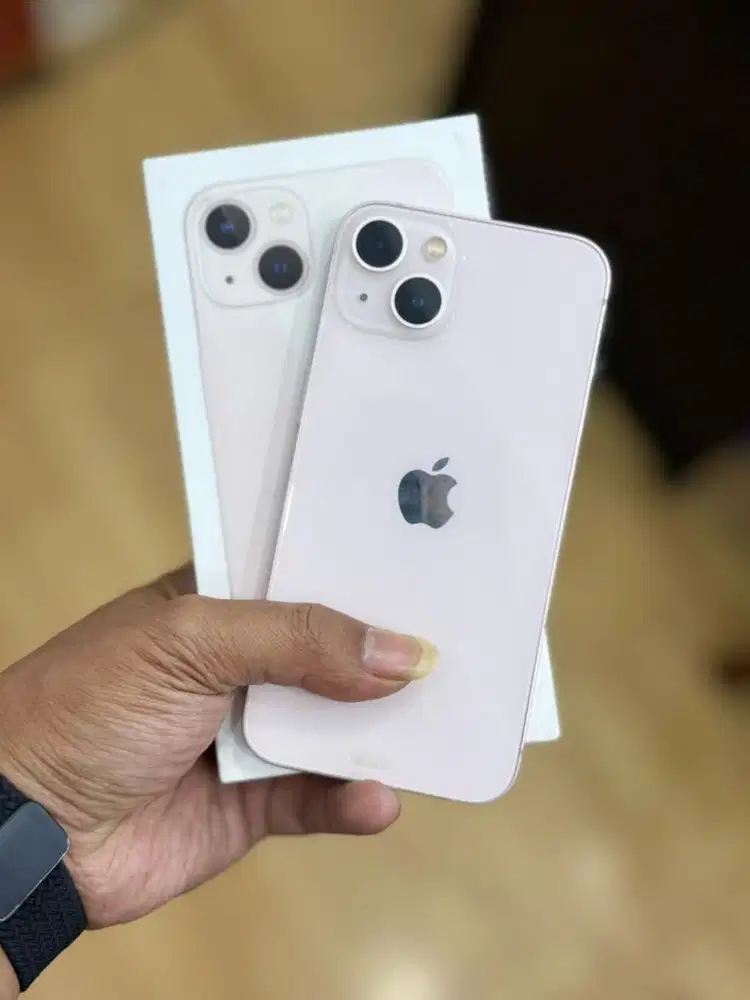 Iphone 13 128Gb pink second resmi iBox mulus fullset ori bisa kredit