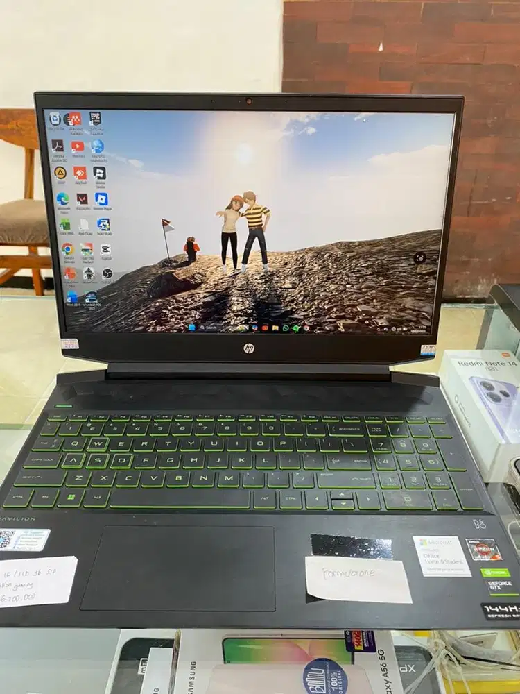 Hp pavilion gameing ram 16/512 gb