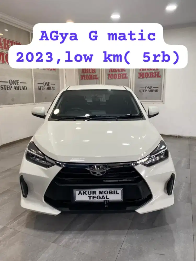 DP 30JT ! AGYA 1.2 G FACELIFT  CVT 2023 PUTIH FUL ORI SIAP PAKAI